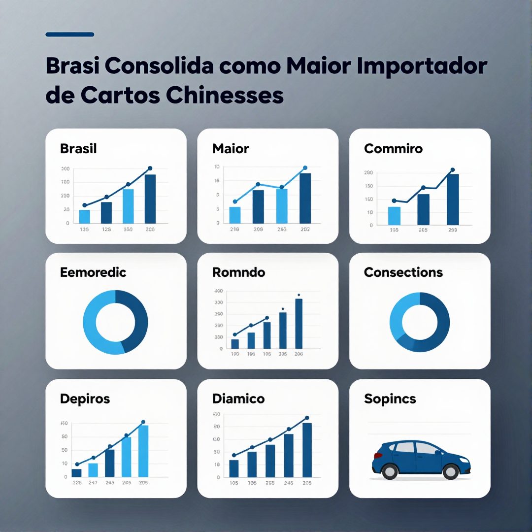 Infográfico - Brasil se Consolida como Maior Importador de Carros Chineses e Revoluciona a Tecnologia Automotiva Nacional