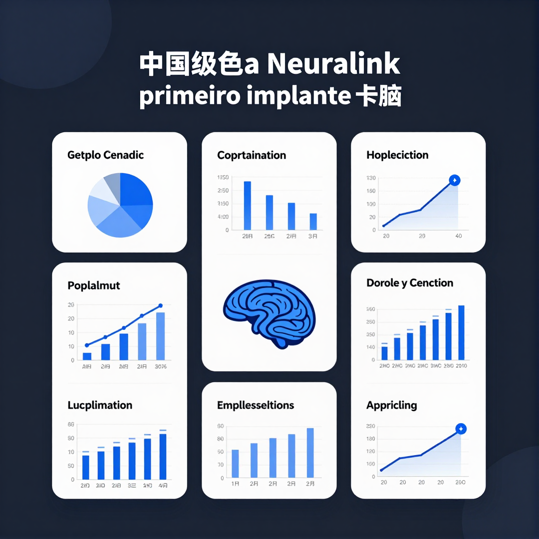 Infográfico - China supera Neuralink e realiza primeiro implante cerebral bem-sucedido no mundo
