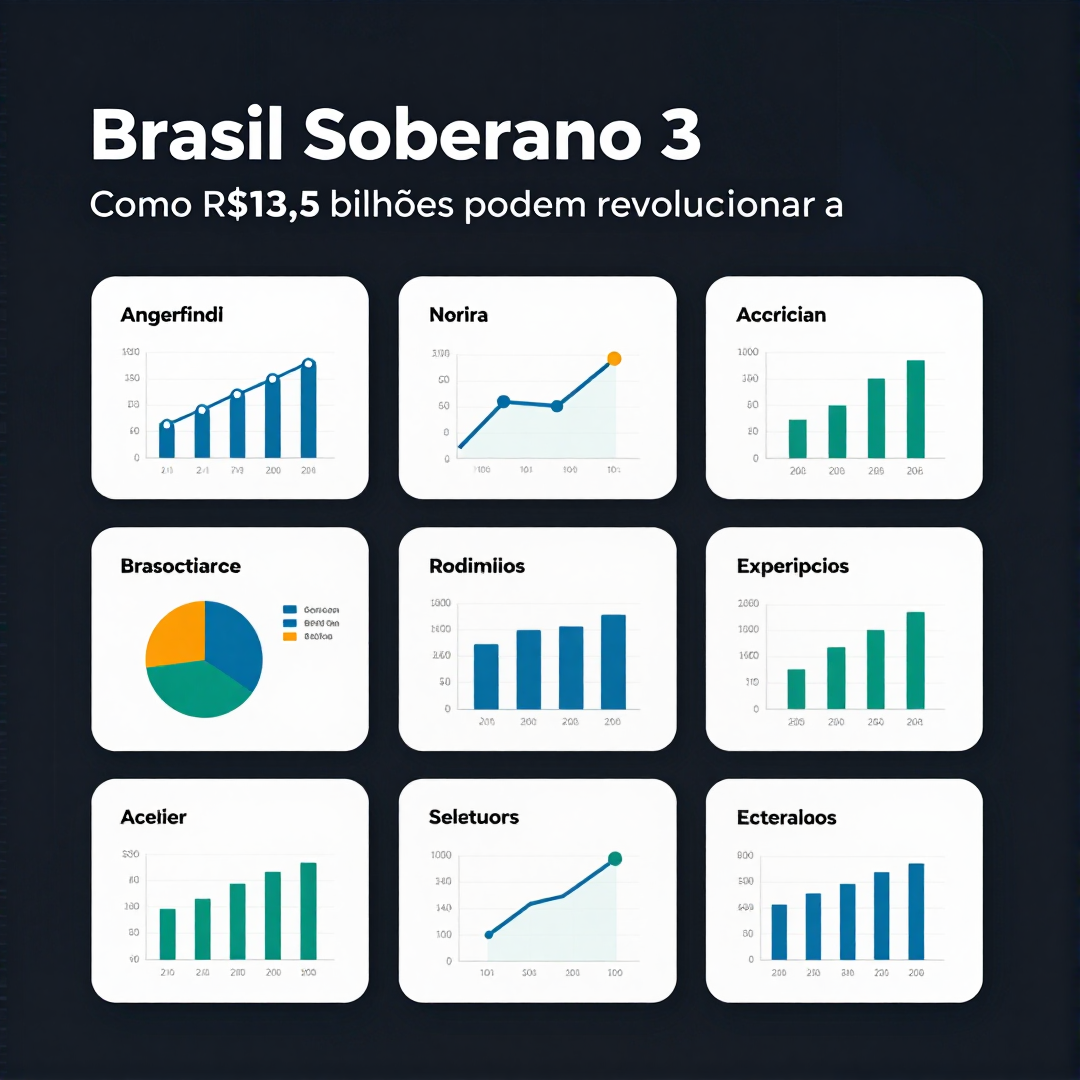 Infográfico - Brasil Soberano 3: Como R$13,5 bilhões podem revolucionar a inteligência artificial brasileira