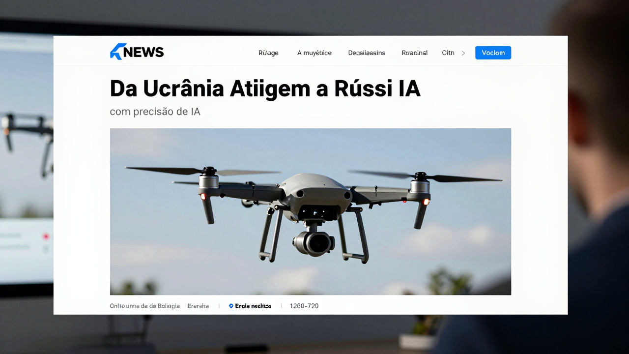 Drones da Ucrânia atingem a Rússia com precisão de IA em ataque histórico