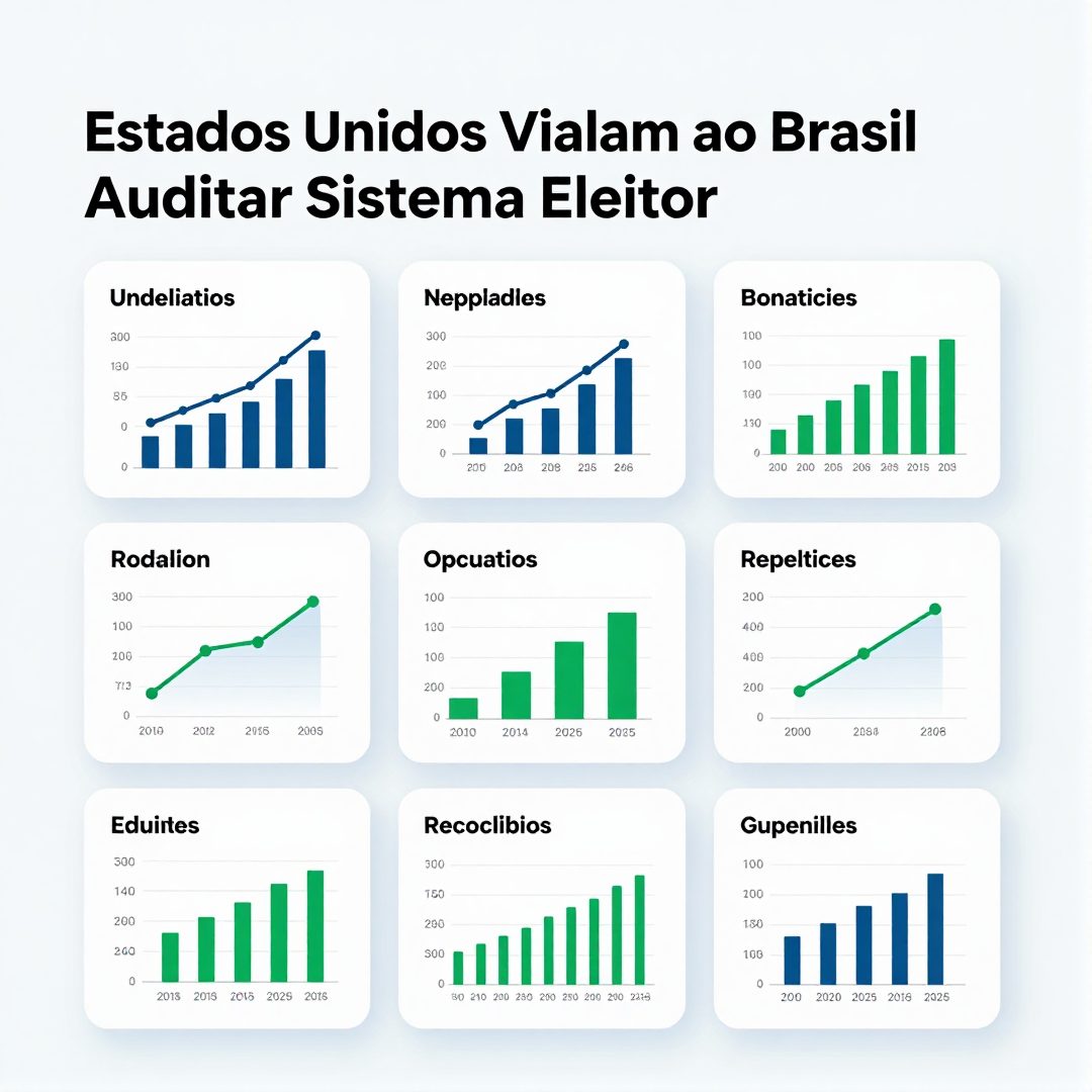 Infográfico - Estados Unidos Viajam ao Brasil para Auditar Sistema Eleitoral e Revelam o Poder da Inteligência Artificial nas Urnas
