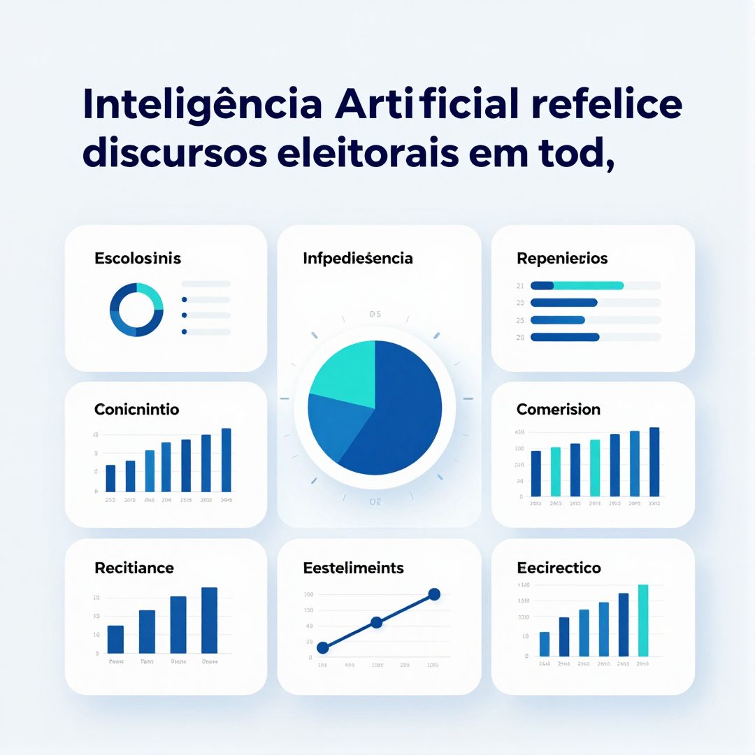 Infográfico - Inteligência artificial redefine discursos eleitorais em todo o mundo