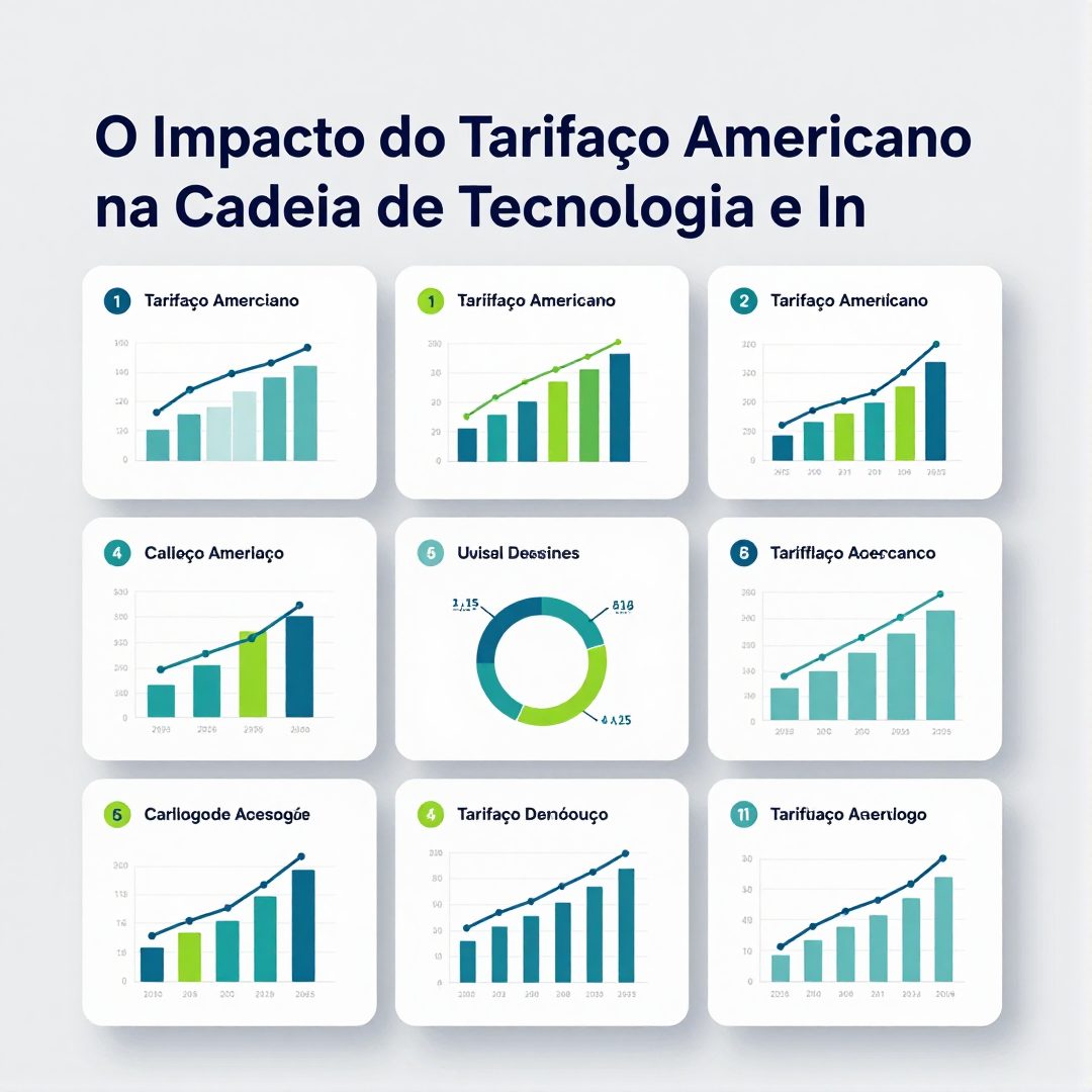 Infográfico - O Impacto do Tarifaço Americano na Cadeia de Tecnologia e Inteligência Artificial do Brasil