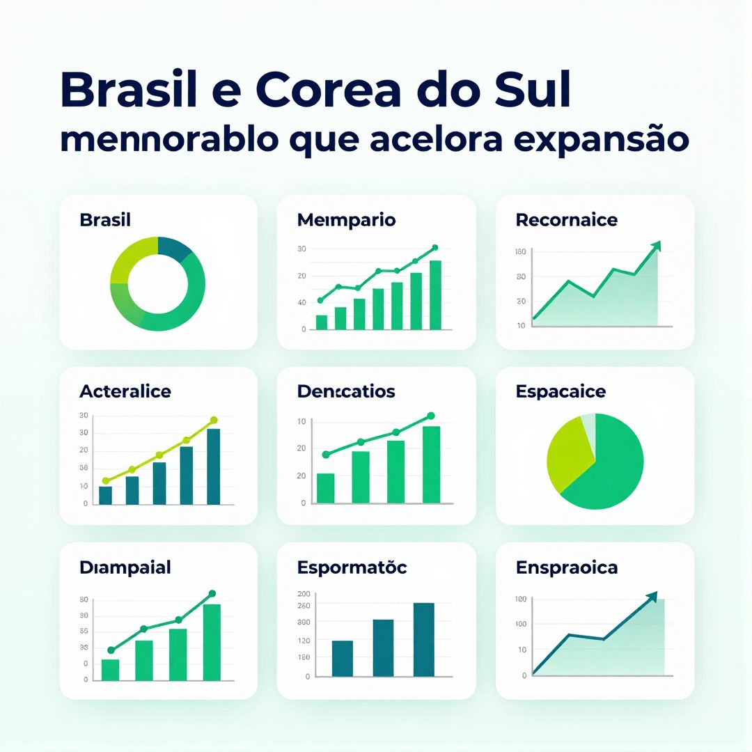 Infográfico - Brasil e Coreia do Sul firmam memorando que acelera expansão de data centers e inteligência artificial