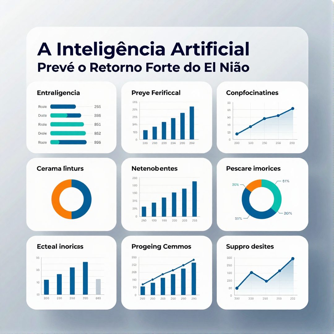 Infográfico - A Inteligência Artificial Prevê o Retorno Forte do El Niño em 2026 para o Brasil