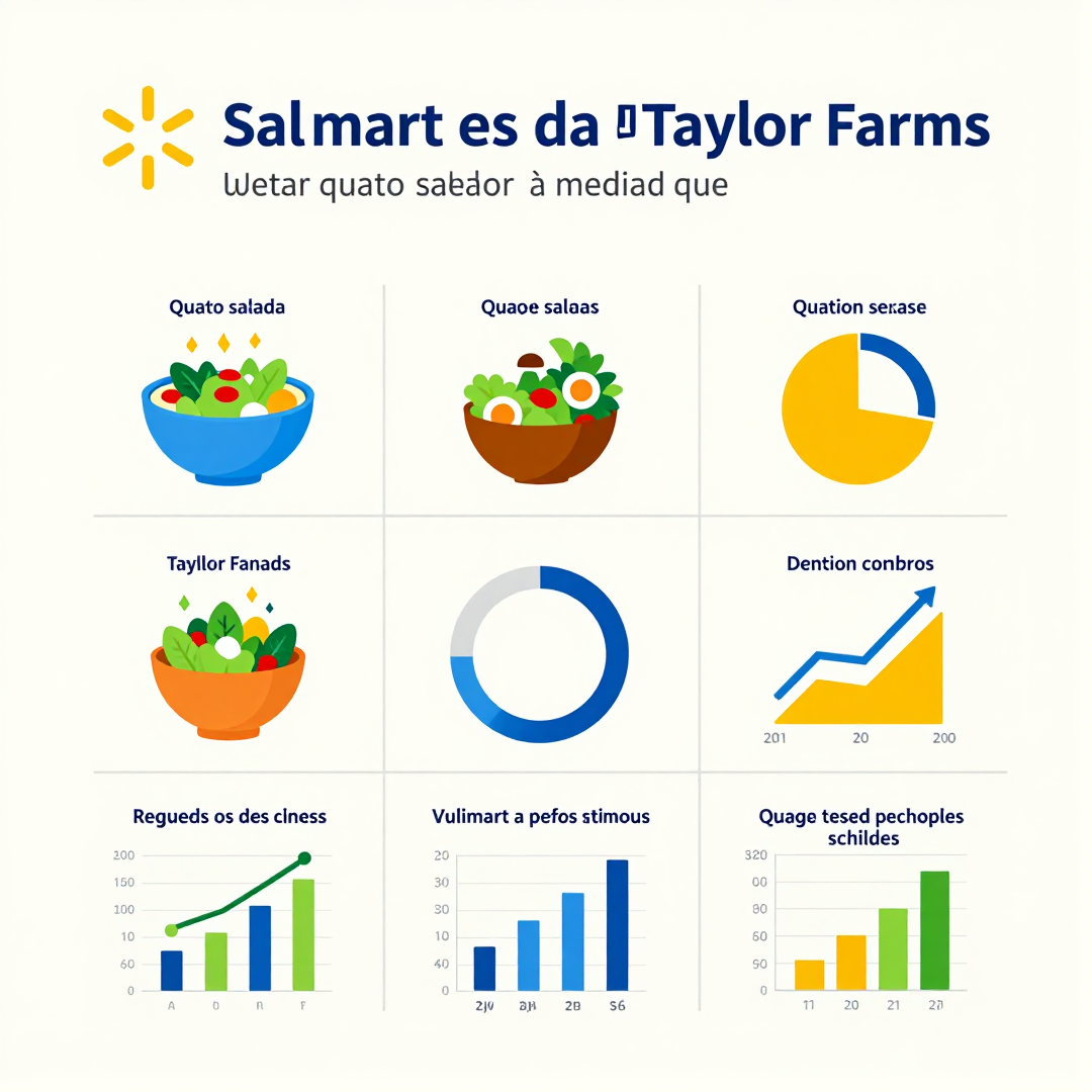Infográfico - Walmart retira quatro saladas da Taylor Farms à medida que recalls se ampliam