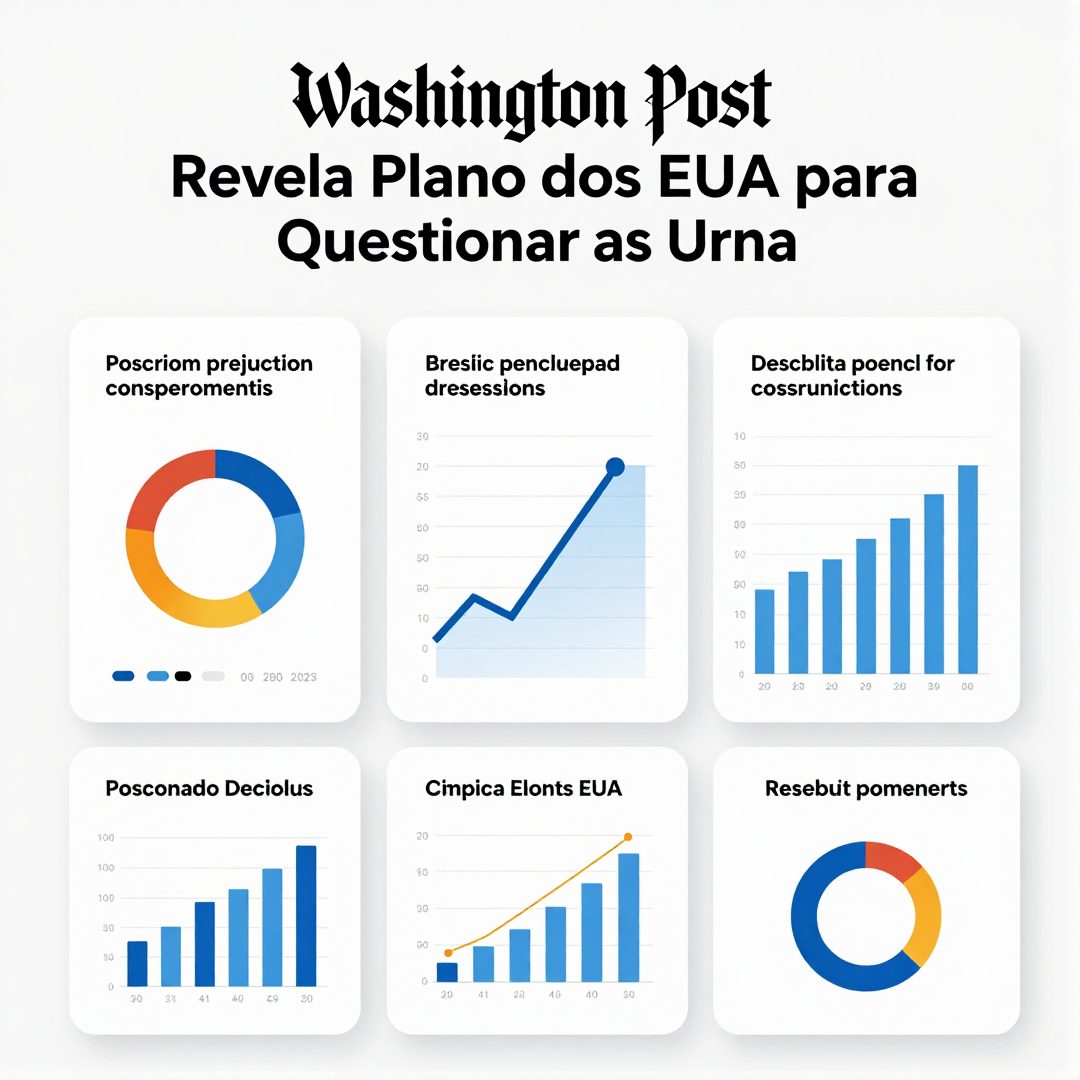 Infográfico - Washington Post Revela Plano dos EUA para Questionar as Urnas Eletrônicas Brasileiras: Impactos na Tecnologia e Inteligê