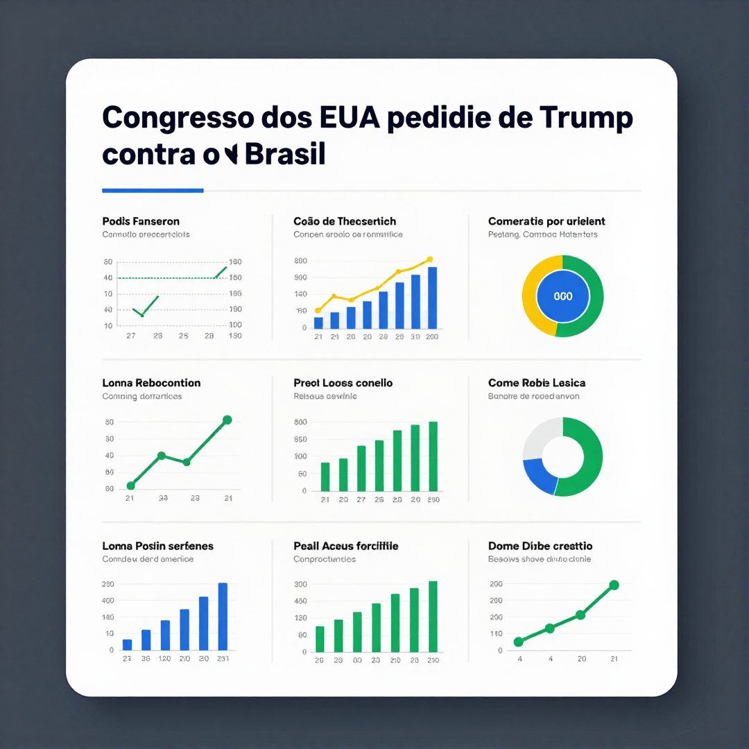 Infográfico - Congresso dos EUA pede ação de Trump contra o Brasil por novo projeto de big techs e inteligência artificial