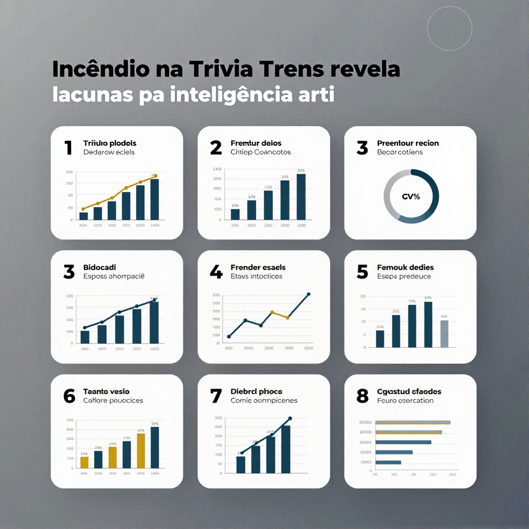 Infográfico - Incêndio na Trivia Trens revela lacunas na inteligência artificial ferroviária mundial