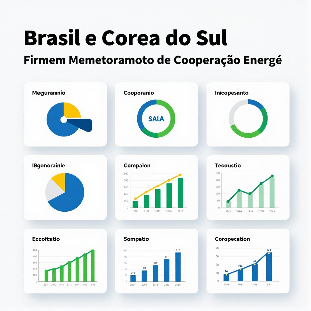 Infográfico - Brasil e Coreia do Sul Firmam Memorando de Cooperação Energética para Impulsionar a Inteligência Artificial