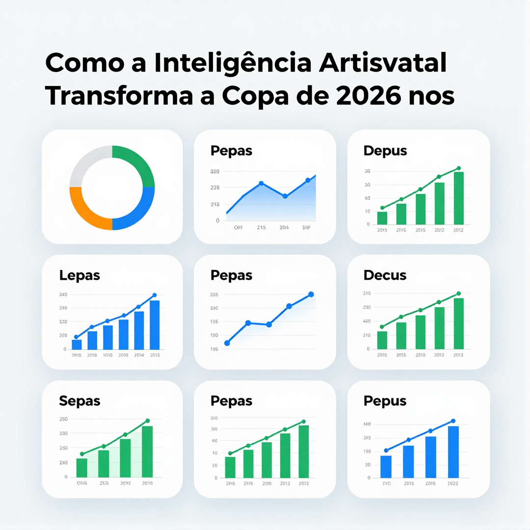 Infográfico - Como a Inteligência Artificial Transforma a Copa de 2026 nos Estados Unidos, México e Canadá