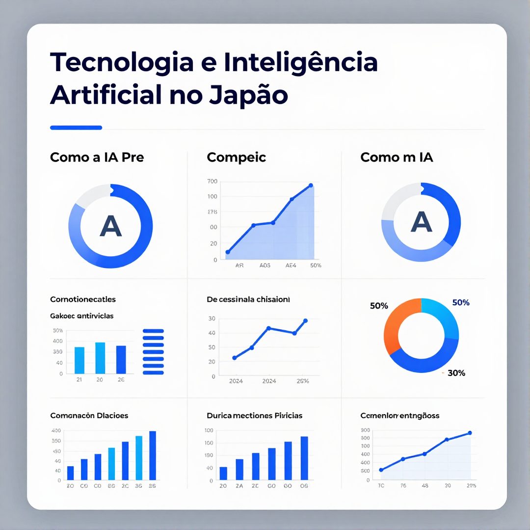 Infográfico - Tecnologia e Inteligência Artificial no Japão: Como a IA Previne Desastres Após Terremoto e Explosão em Shopping