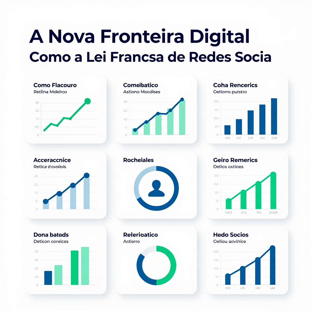 Infográfico - A Nova Fronteira Digital: Como a Lei Francesa de Redes Sociais para Menores de 15 Anos Reconfigura o Ecossistema Interna