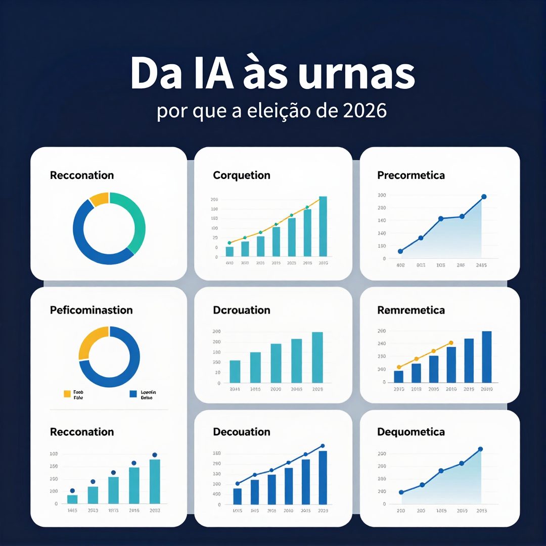 Infográfico - Da IA às urnas: por que a eleição de 2026 começa a lembrar a campanha de 2018