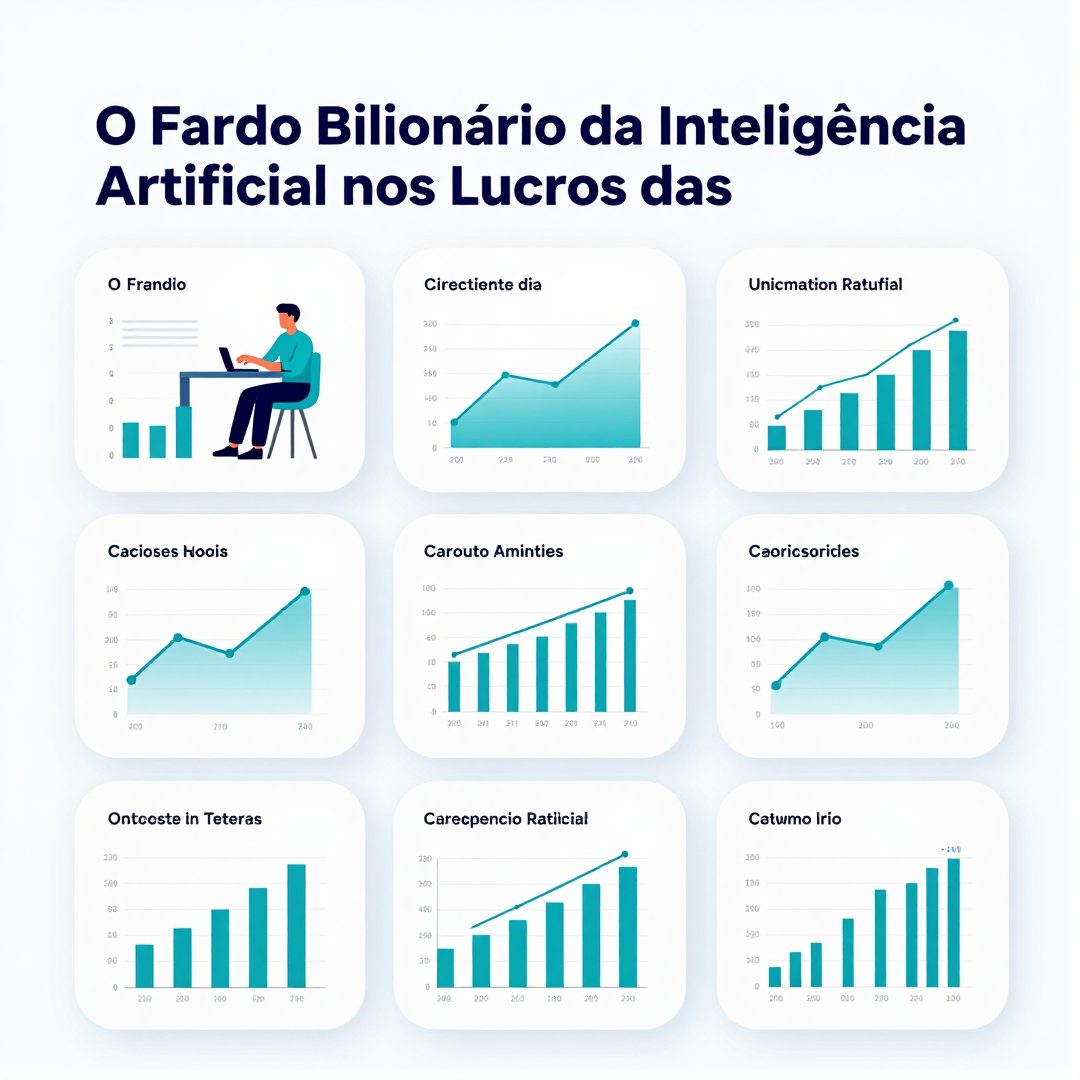Infográfico - O Fardo Bilionário da Inteligência Artificial nos Lucros das Big Techs