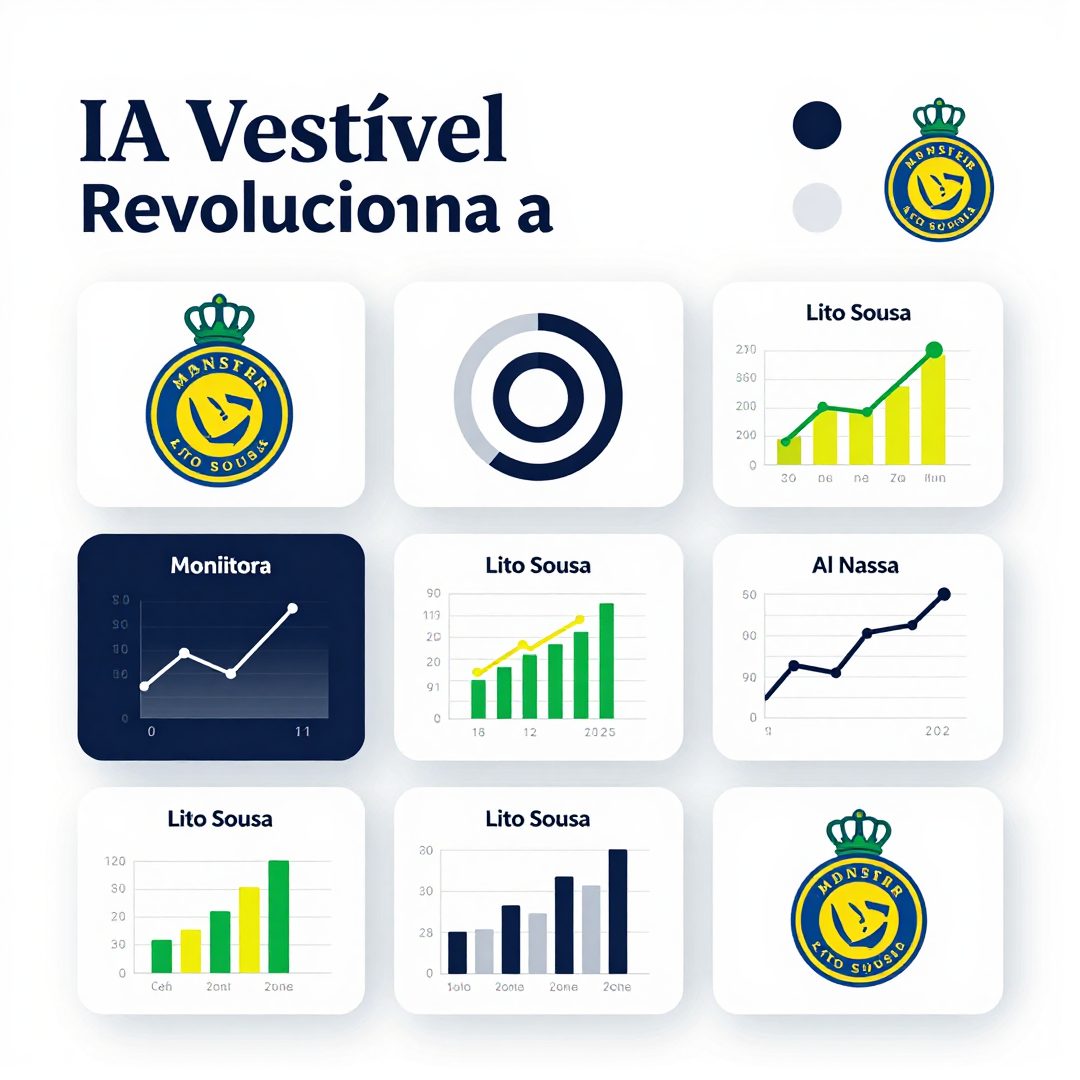 Infográfico - IA Vestível Monitora Lito Sousa no Al Nassr e Revoluciona a Premier League
