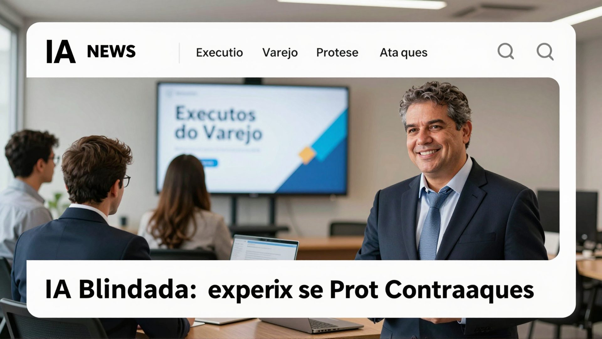 IA Blindada: Executivos do Varejo se Protegem Contra Ataques no Exterior com Tecnologia de Ponta
