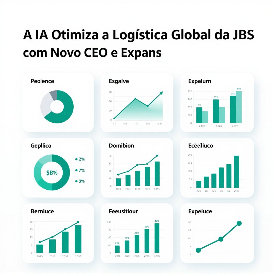 Infográfico - A IA Otimiza a Logística Global da JBS com Novo CEO e Expansão de Mercados Asiáticos
