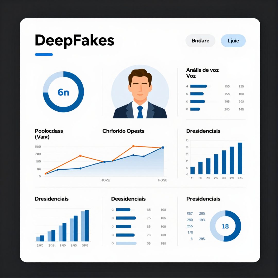 Infográfico - Deepfakes e análise de voz dominam campanhas presidenciais e redefinem o engajamento eleitoral internacional