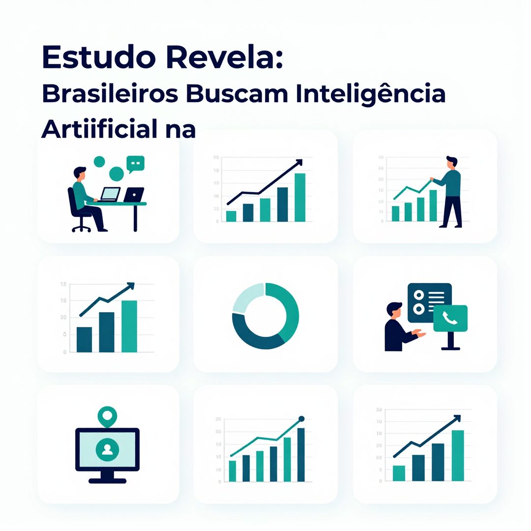 Infográfico - Estudo Revela: Brasileiros Buscam Inteligência Artificial nas Finanças, Mas o Humano Continua no Controle