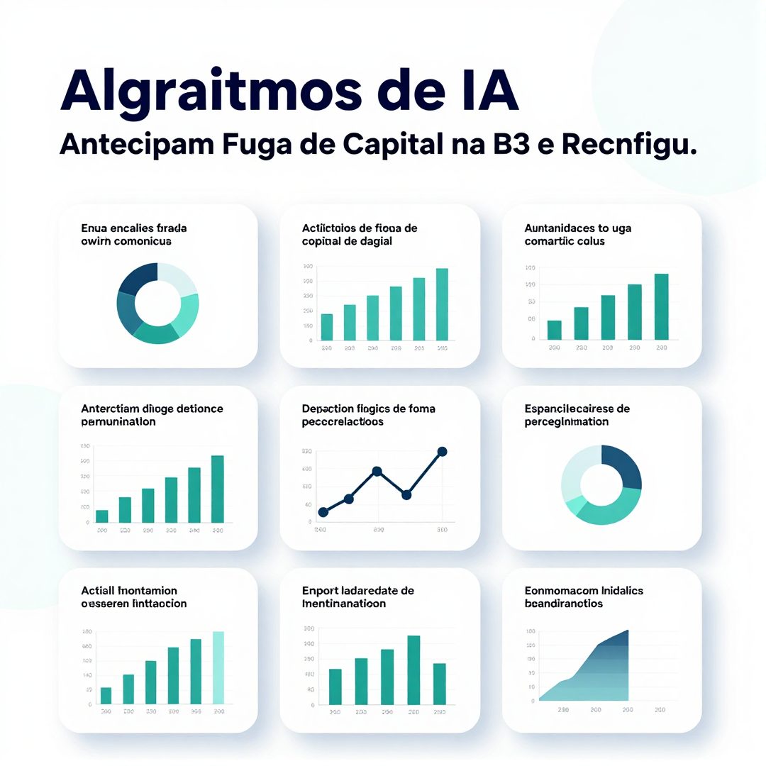 Infográfico - Algoritmos de IA Antecipam Fuga de Capital na B3 e Reconfiguram o Mercado