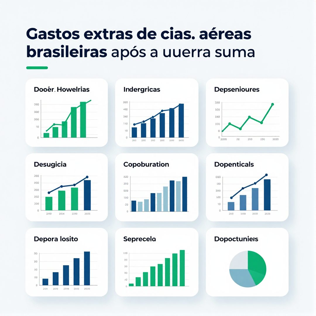 Infográfico - Gastos extras de cias. aéreas brasileiras após a guerra somam R$ 5,2 bilhões; IA reconfigura rotas e reduz custos operac
