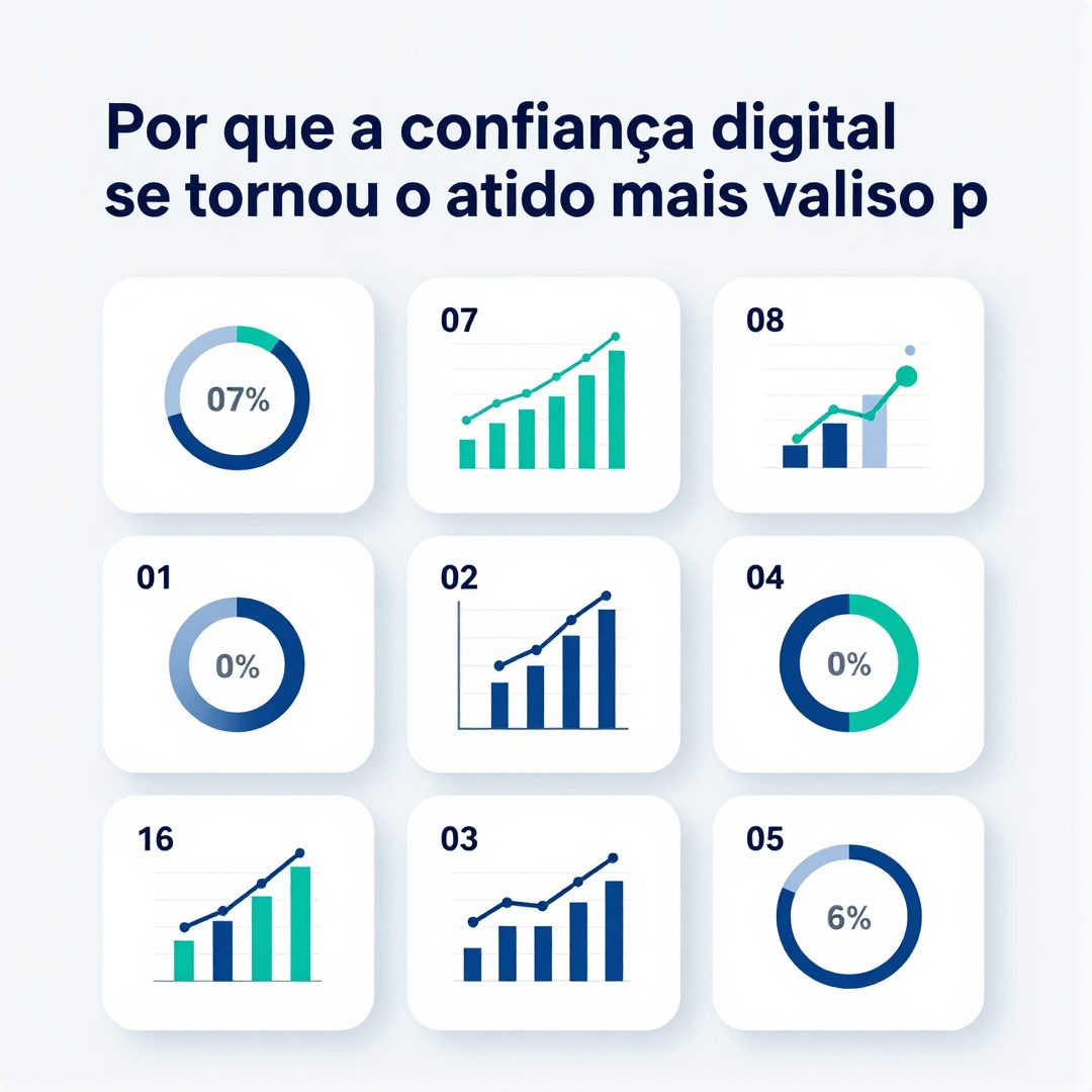 Infográfico - Por que a confiança digital se tornou o ativo mais valioso para a IA internacional