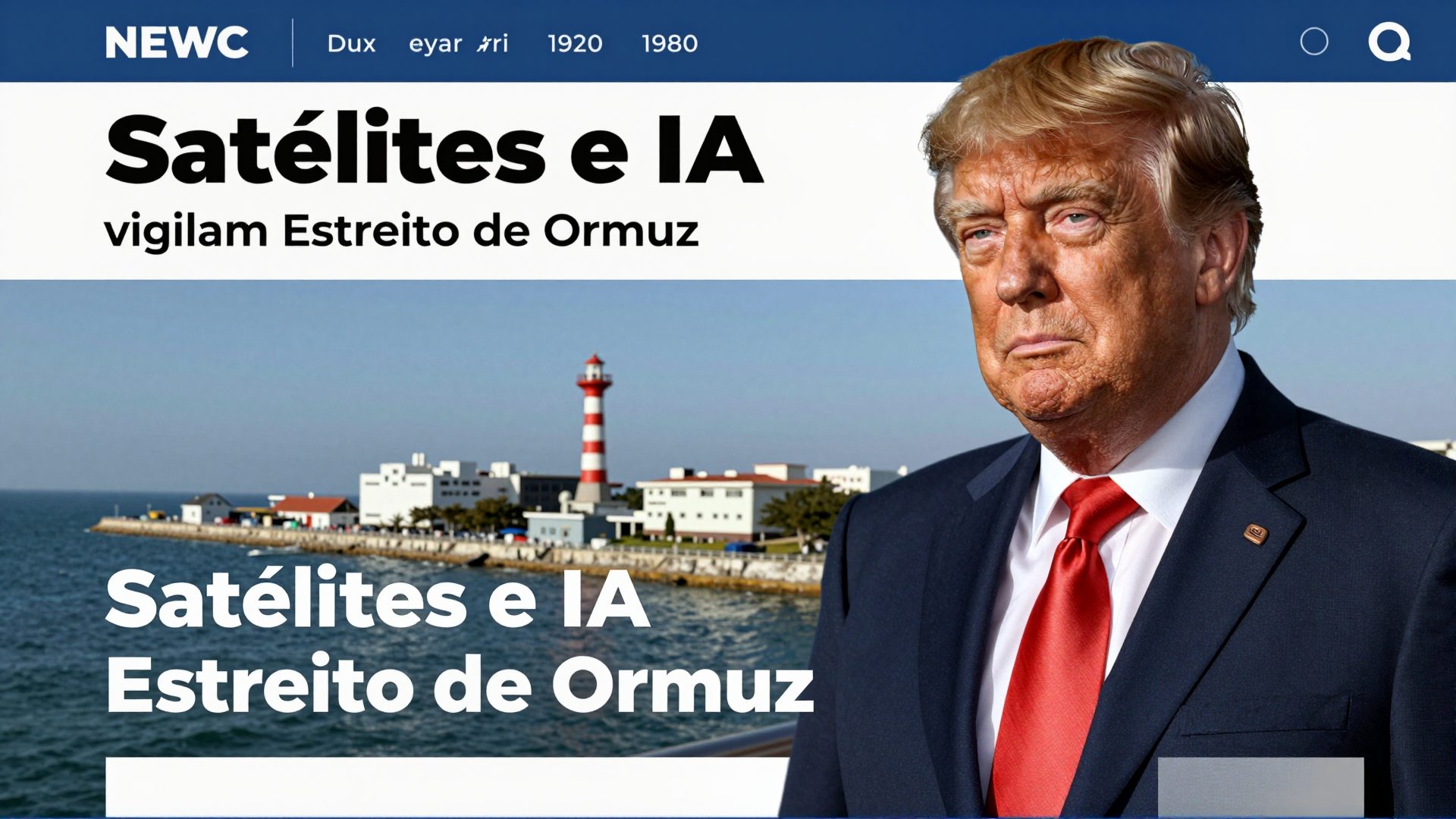 Satélites e IA vigiam Estreito de Ormuz enquanto Trump antecipa acordo para petróleo