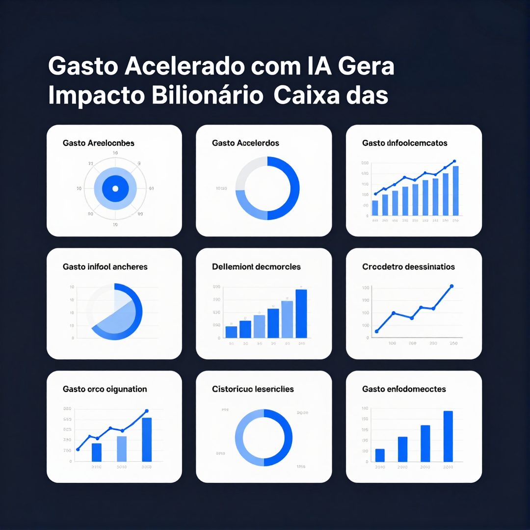 Infográfico - Gasto Acelerado com IA Gera Impacto Bilionário no Caixa das Big Techs: Análise do Cenário Global