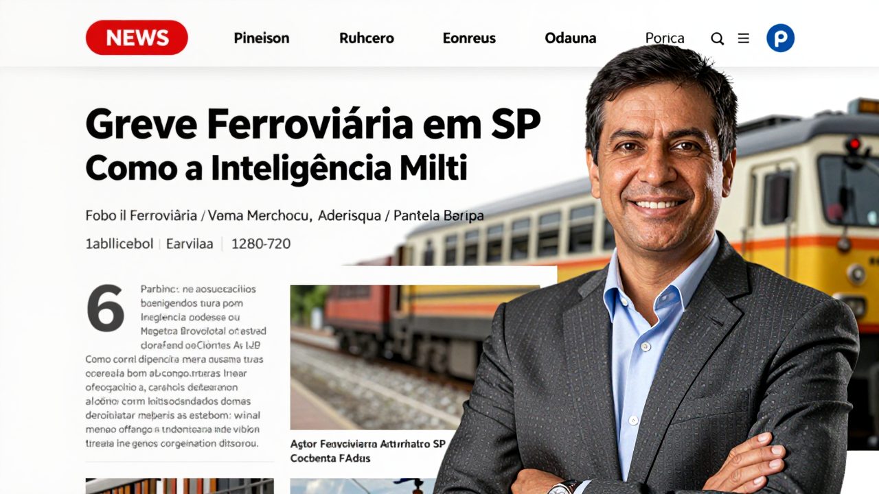 Greve Ferroviária em SP: Como a Inteligência Artificial Mitiga o Impacto das Linhas 11, 12 e 13