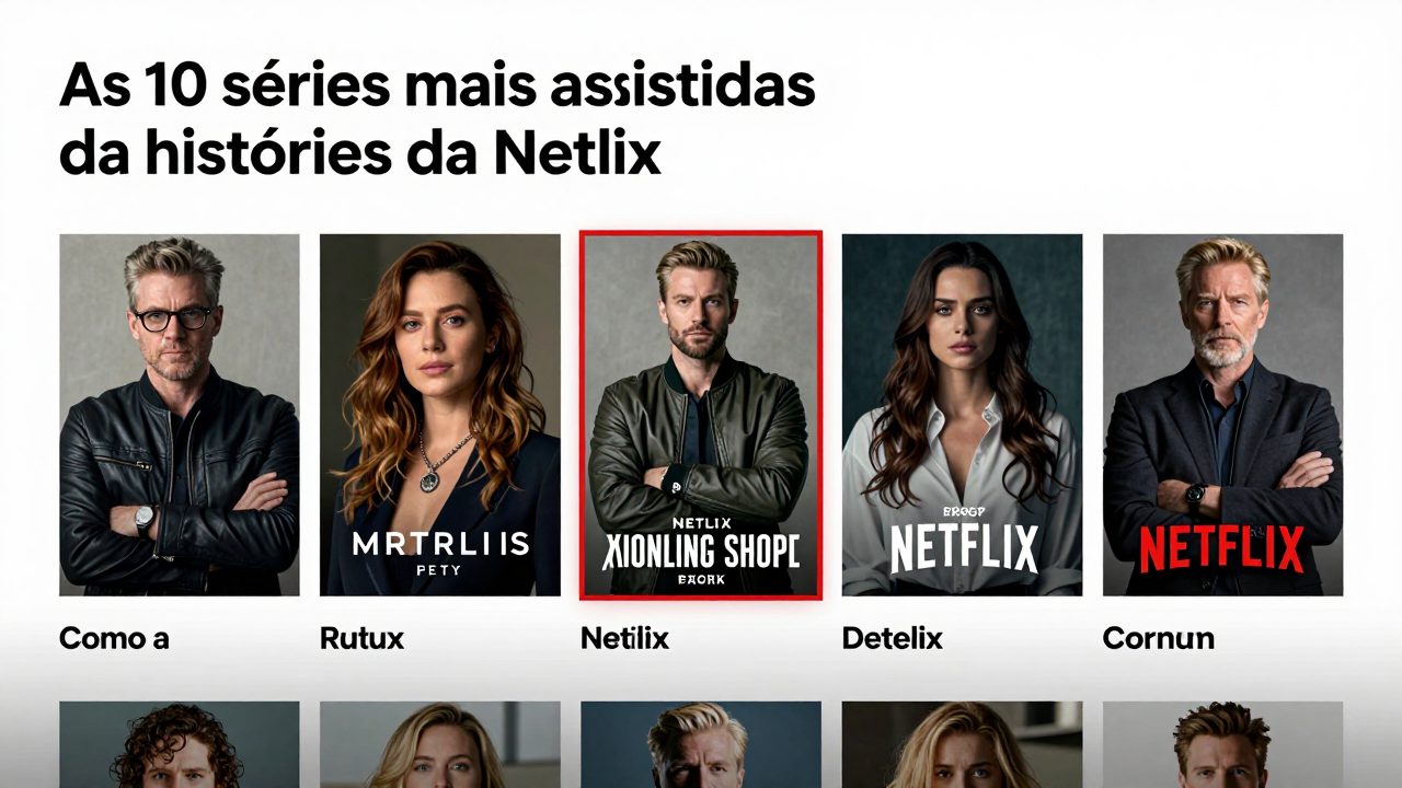 As 10 séries mais assistidas da história da Netflix: como a tecnologia e a inteligência artificial moldaram o streaming global