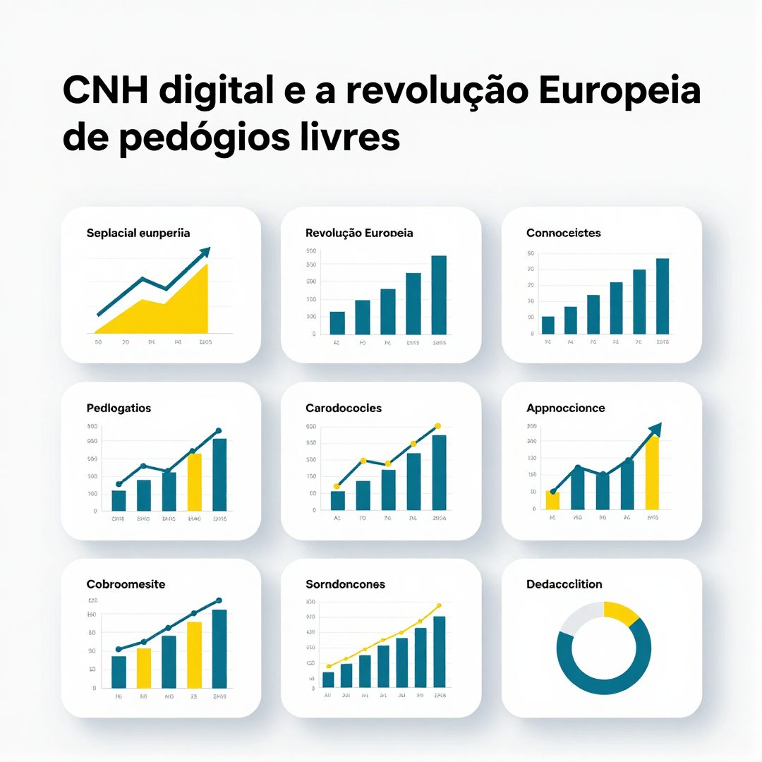 Infográfico - CNH digital e a revolução europeia de pedágios livres impulsionam IA na infraestrutura viária