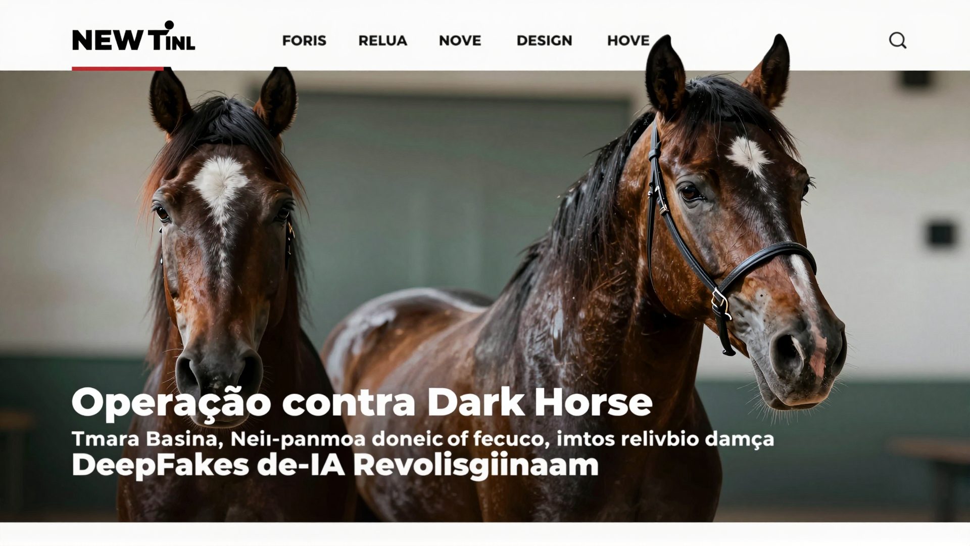 Operação contra Dark Horse: deepfakes de IA revolucionam produções audiovisuais globais