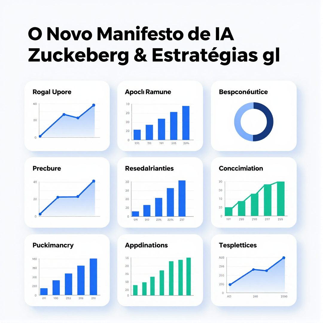 Infográfico - O novo manifesto de IA do Zuckerberg redefine estratégias globais e desafia rivais no setor tecnológico