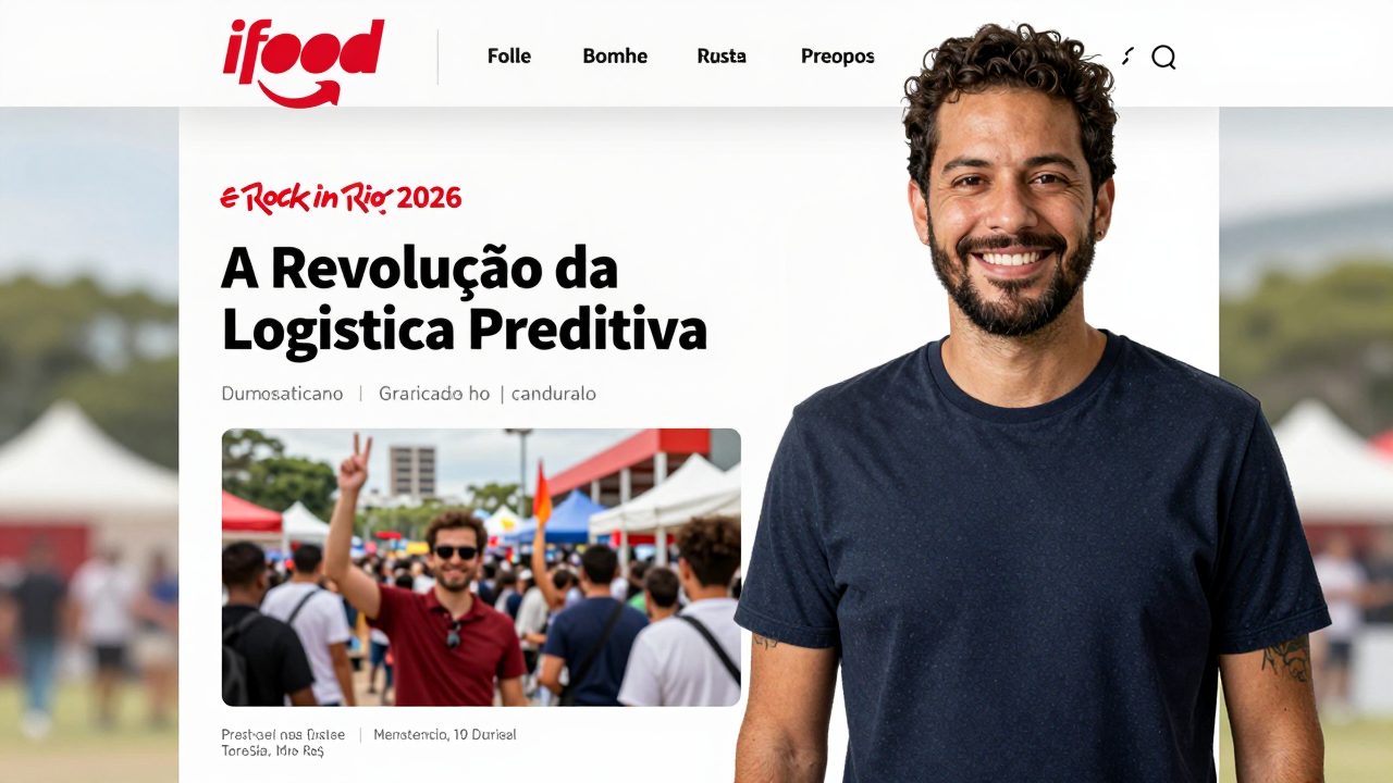 iFood e Rock in Rio 2026: A Revolução da Logística Preditiva com IA que Vai Transformar o Consumo de Alimentos