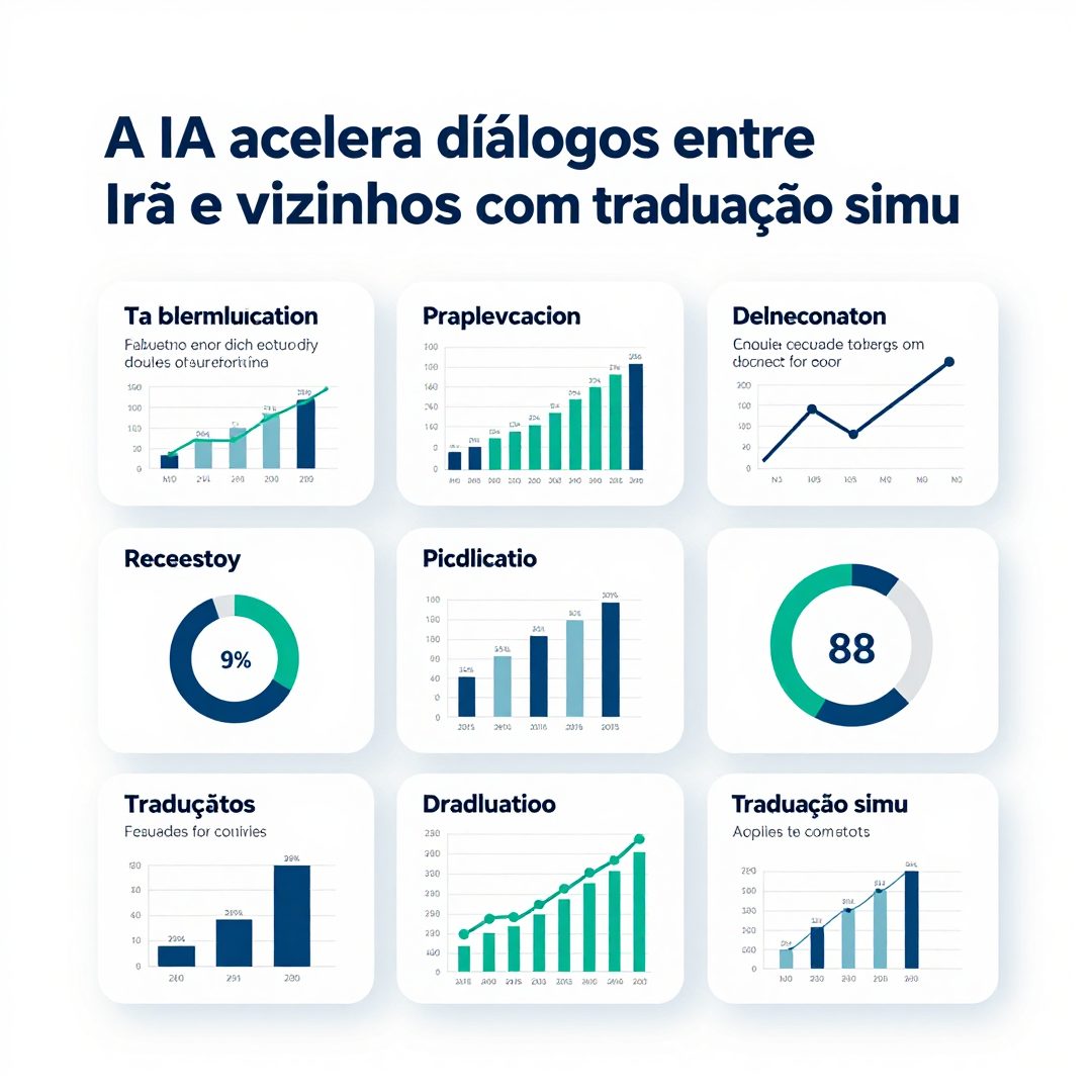 Infográfico - A IA acelera diálogos entre Irã e vizinhos com tradução simultânea inteligente