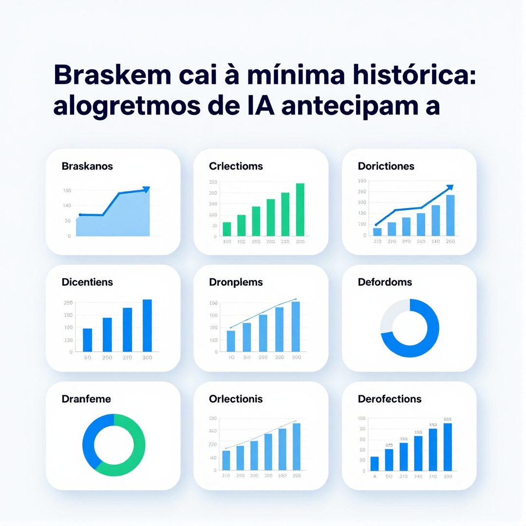 Infográfico - Braskem cai à mínima histórica: algoritmos de IA antecipam a queda e redefinem o Ibovespa brasileiro