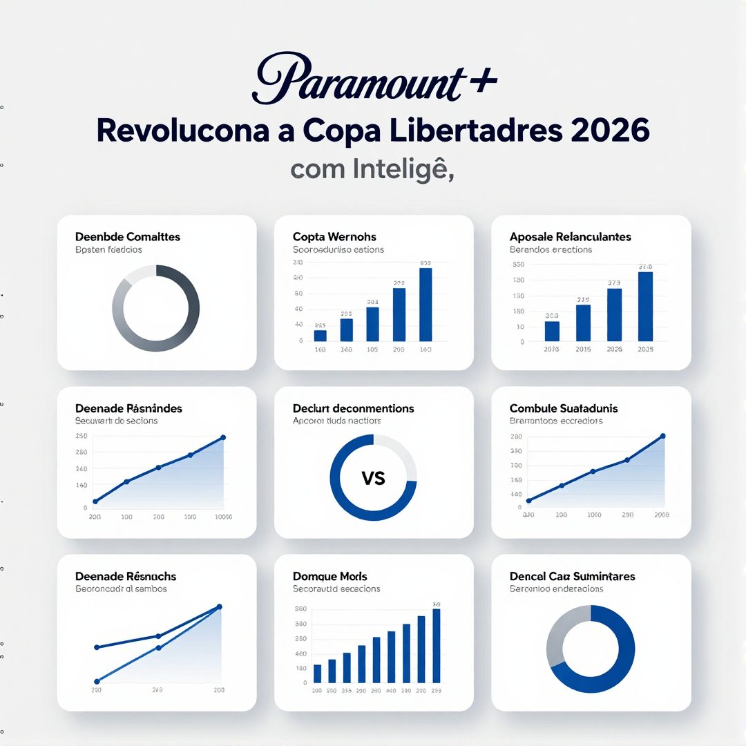 Infográfico - Paramount+ Revoluciona a Copa Libertadores 2026 com Inteligência Artificial Personalizada