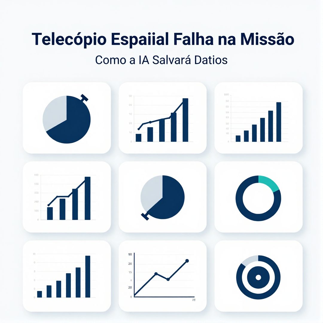 Infográfico - Telescópio Espacial Falha na Missão; Como a IA Salvará Dados ao Cair na Terra