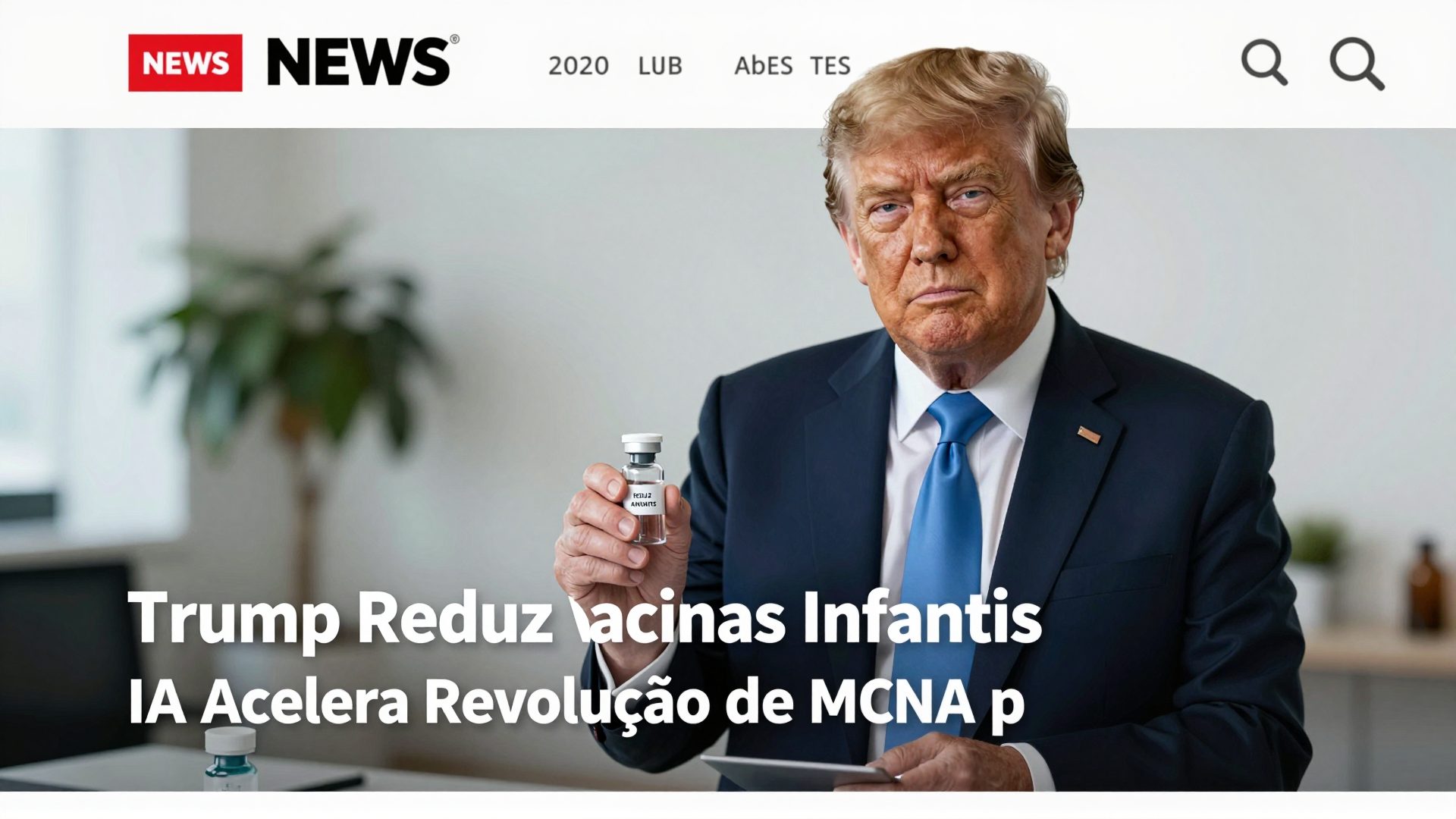 Trump Reduz Vacinas Infantis; IA Acelera Revolução de mRNA para o Futuro