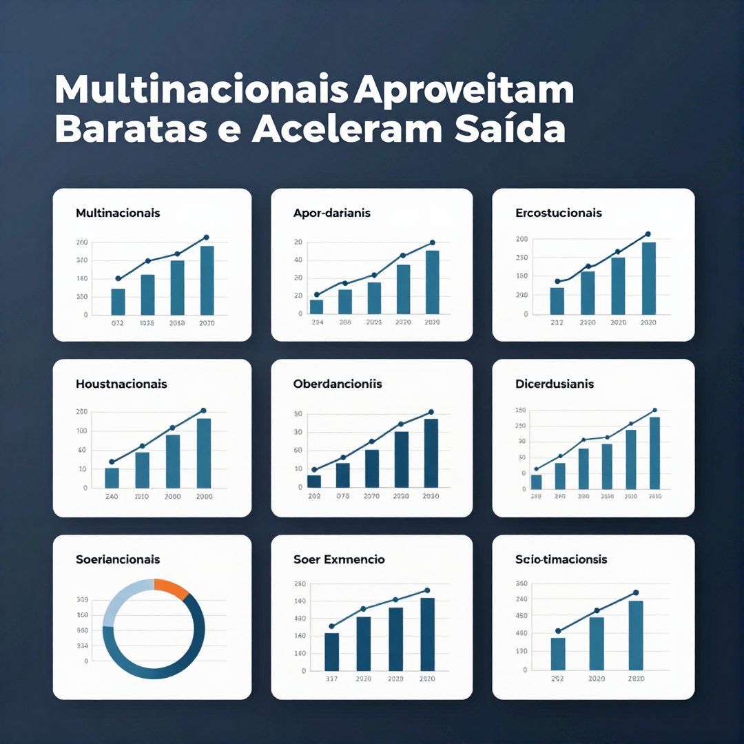 Infográfico - Multinacionais Aproveitam Ações Baratas e Aceleram Saída da Bolsa com o Auxílio da Inteligência Artificial