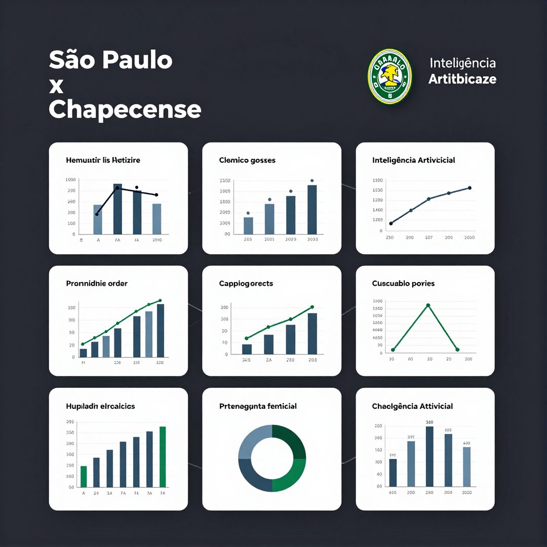 Infográfico - São Paulo x Chapecoense: Como a Inteligência Artificial e os Dados Transformam o Clássico Brasileiro