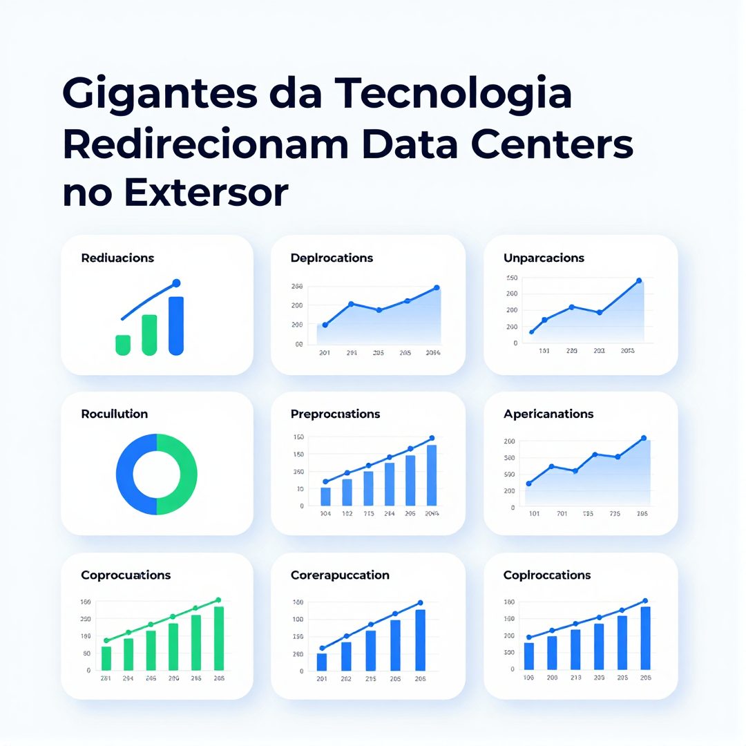Infográfico - Gigantes da Tecnologia Redirecionam Data Centers no Exterior devido à Redução das Hidrelétricas Brasileiras por El Niño