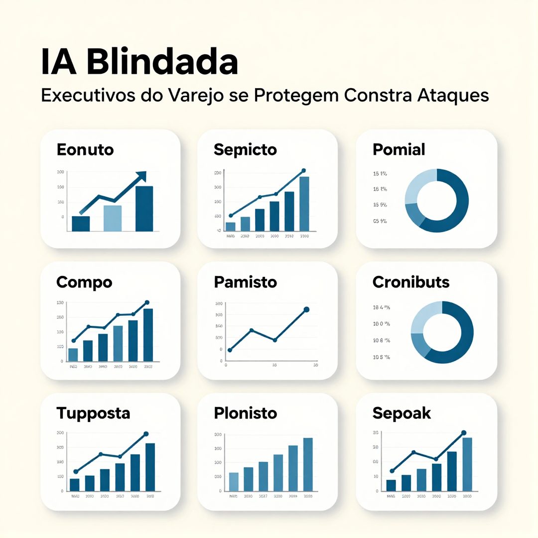 Infográfico - IA Blindada: Executivos do Varejo se Protegem Contra Ataques no Exterior com Tecnologia de Ponta
