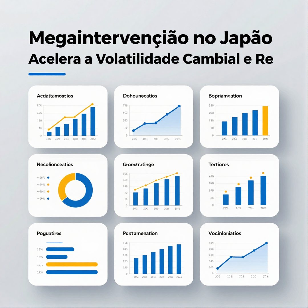 Infográfico - Megaintervenção no Japão Acelera a Volatilidade Cambial e Redireciona Investimentos em Tecnologia Global