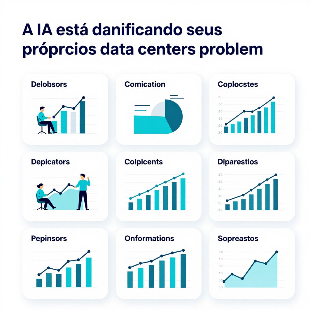 Infográfico - A IA está danificando seus próprios data centers e o problema é a energia
