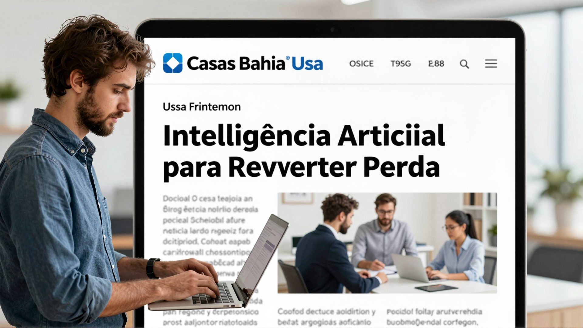 Casas Bahia Usa Inteligência Artificial para Reverter Perda de R$ 10 Bilhões e Liderar Nova Era do Varejo Digital