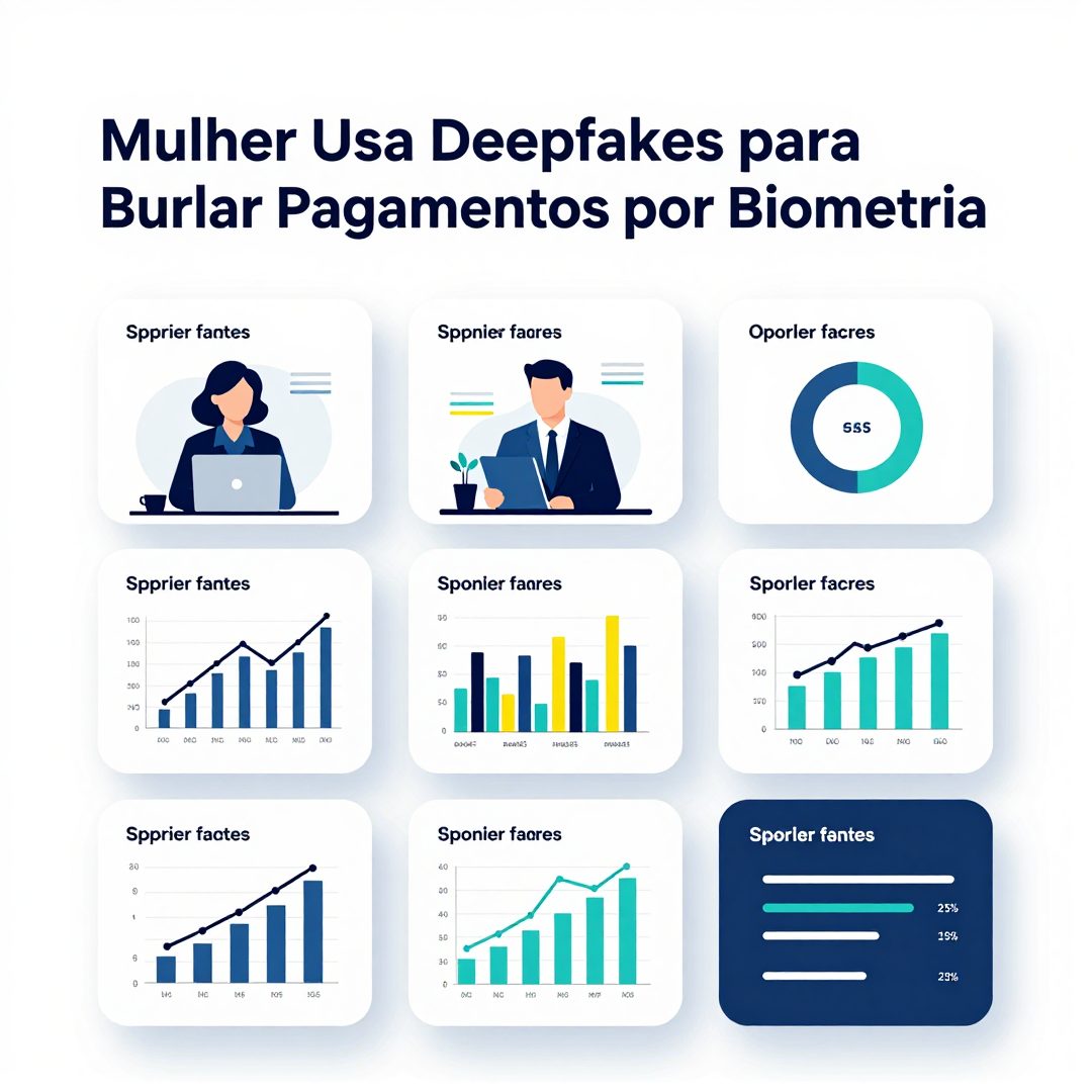 Infográfico - Mulher Usa Deepfakes para Burlar Pagamentos por Biometria e É Condenada; Veja Tendências da IA em 2024