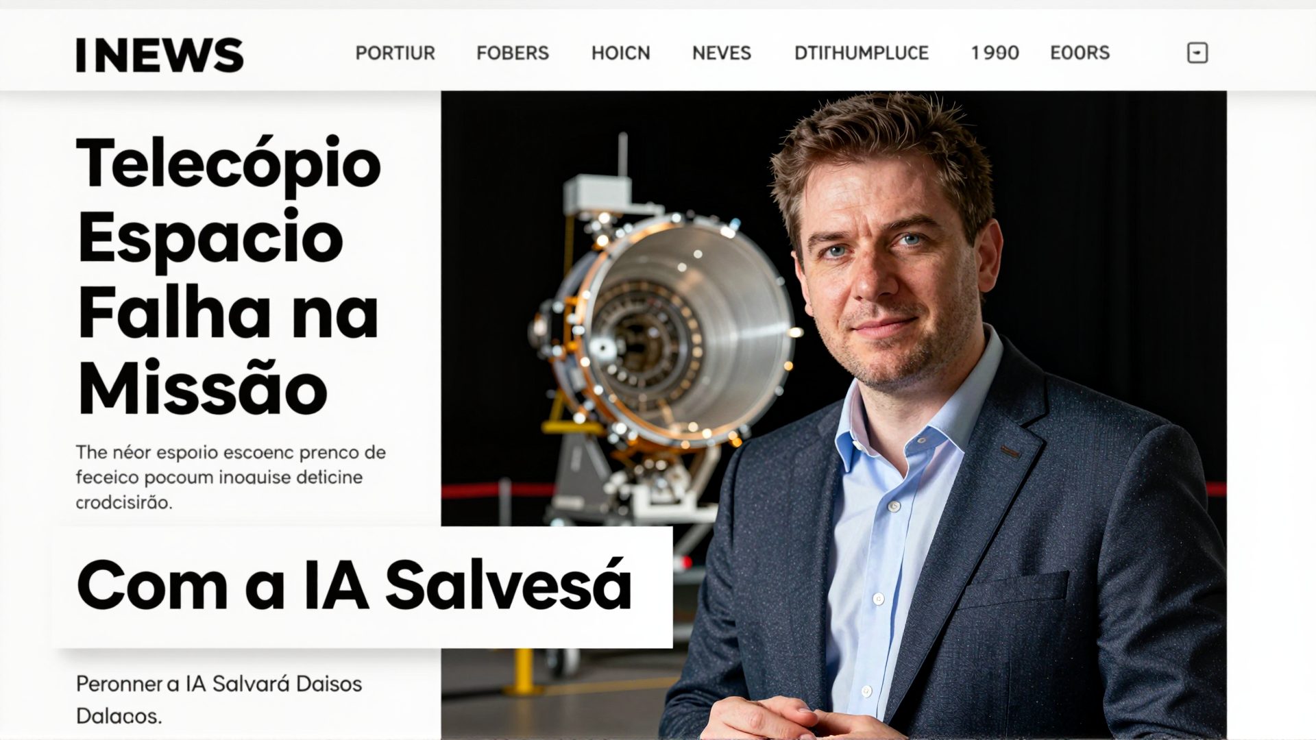 Telescópio Espacial Falha na Missão; Como a IA Salvará Dados ao Cair na Terra