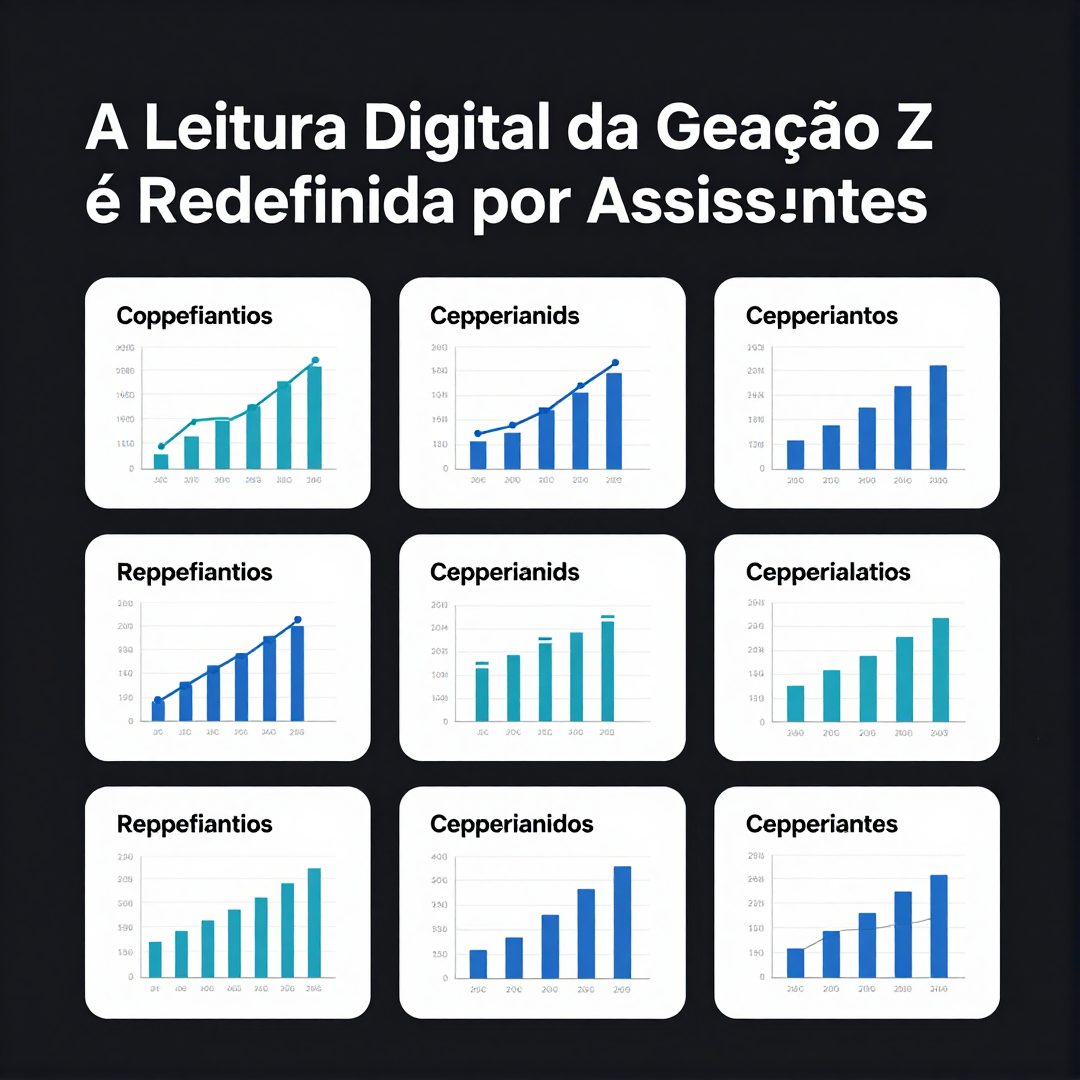 Infográfico - A Leitura Digital da Geração Z é Redefinida por Assistentes de IA no Exterior